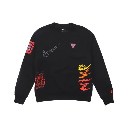 Nike Sportswear NSW 3M Reflective Graffiti Print Hoodie Black