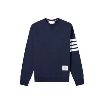 THOM BROWNE Classic Loopback 4 Bar Sweatshirt