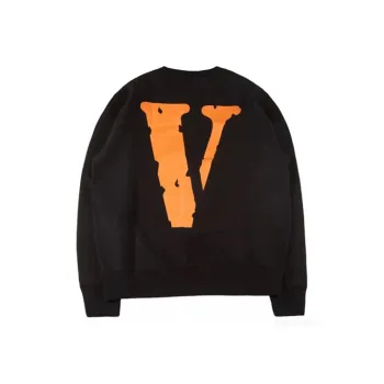 VLONE Sweatshirt Unisex Black Orange