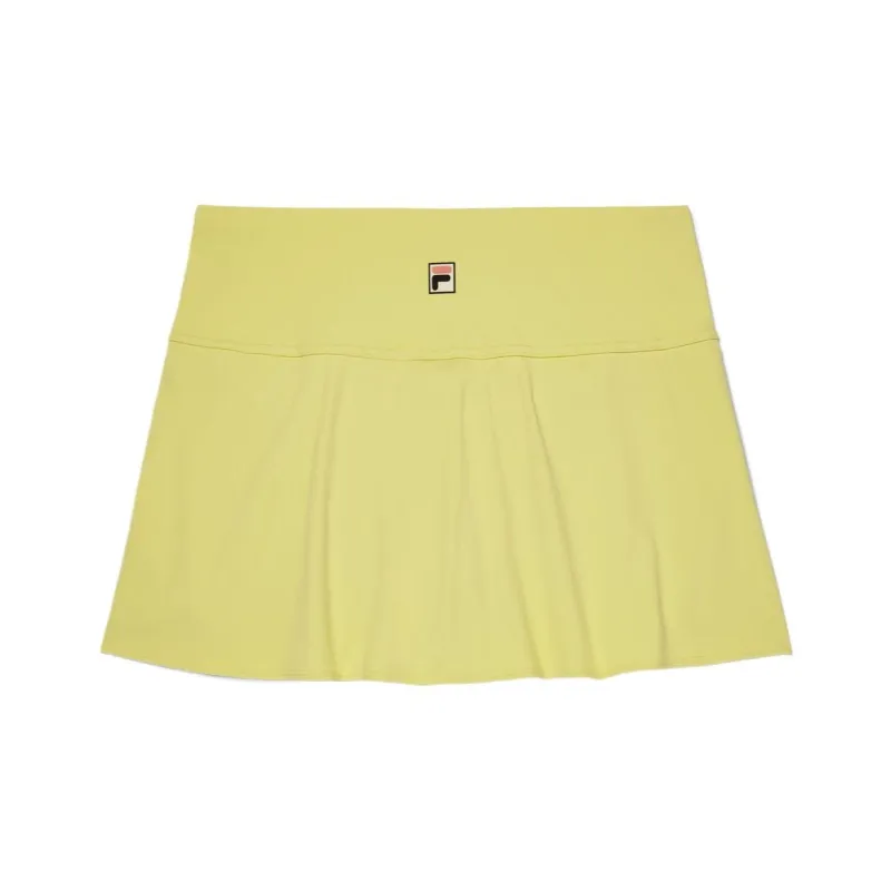 FILA BACKSPIN WRAP SKORT Tennis Bottoms Women's Canary Yellow/735-1