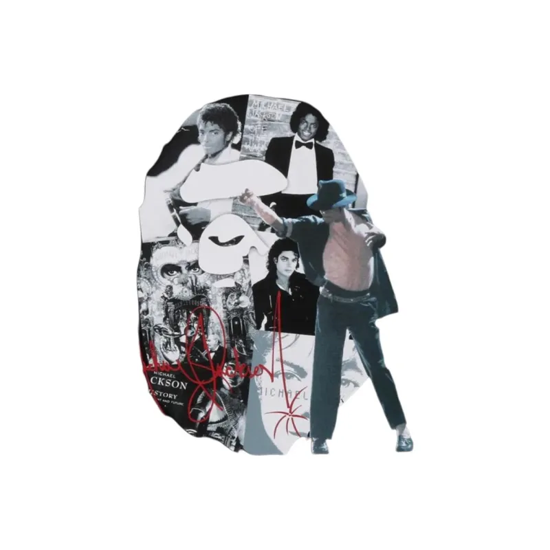 Bape X Michael Jackson Album Jacket Ape Head Tee-2