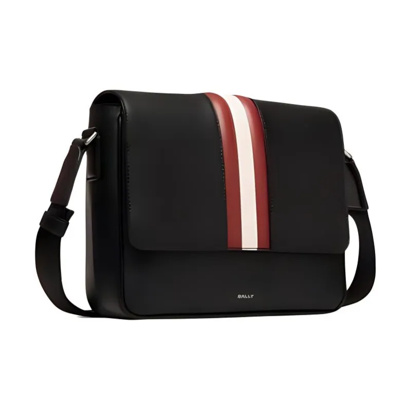 BALLY Cow Leather Messenger Bag Crossbody Bag Shoulder Bag Regular Men's Multicolor-1