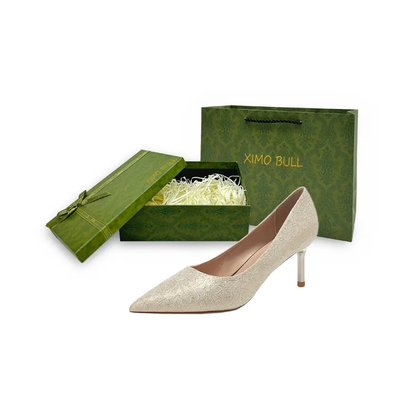 XIMO BULL Slim Heel High Heels Women's-13