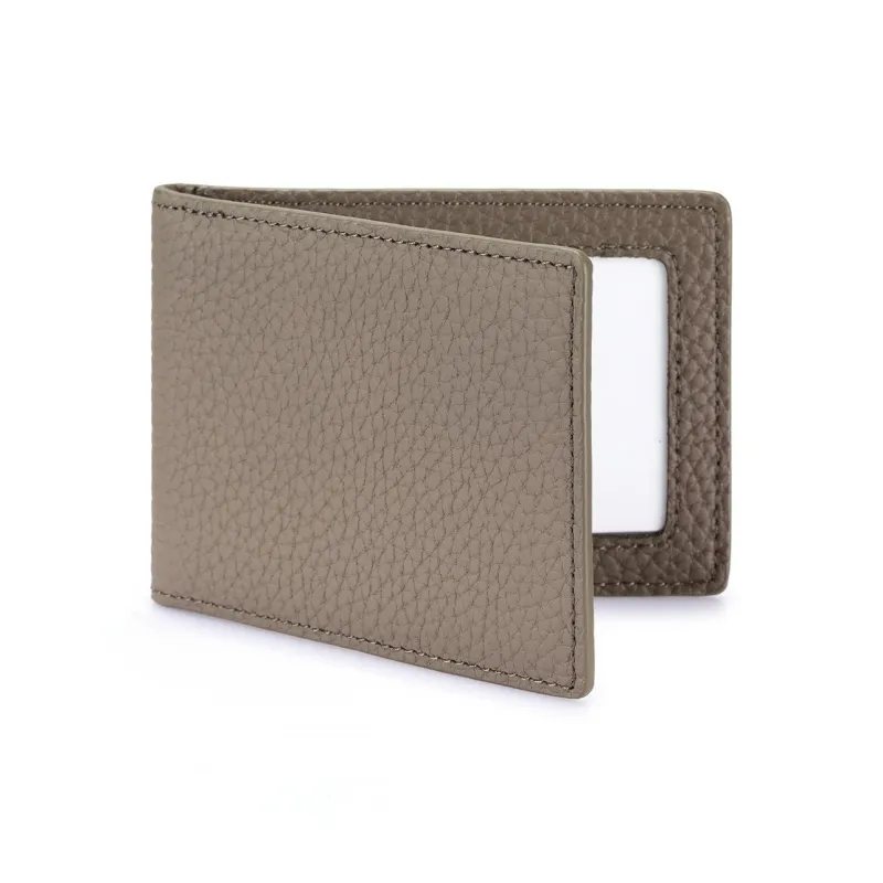 OUZIHUANG Top Grain Cow Leather Card Holder Unisex Multicolor-5