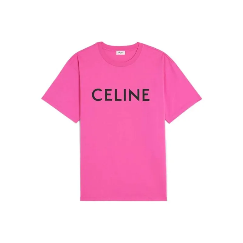 CELINE T-Shirts Men Pink-0