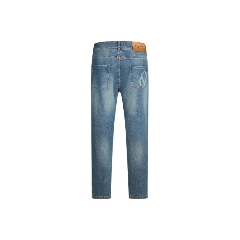 MANGANO Jeans Men's Denim Blue Includes Brand Shopping Bag-1