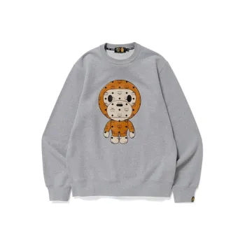 A BATHING APE BAPE X MCM Sweatshirt Men's Gray