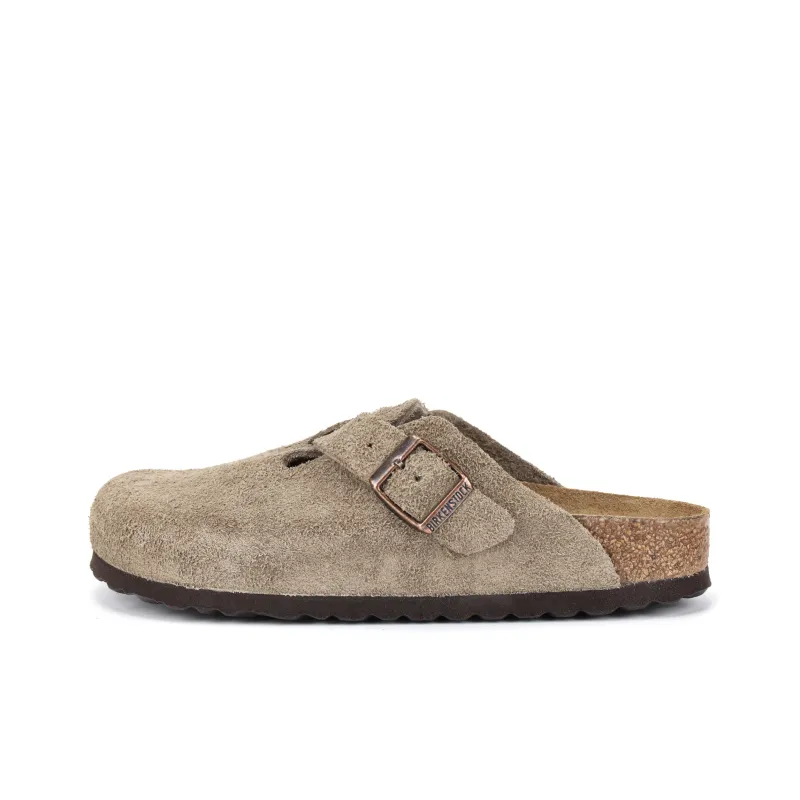 Birkenstock Boston Soft Footbed Suede Regular 'Taupe'-4