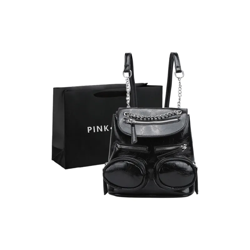 PINK·LAND PU Backpack Women's Multicolor-6