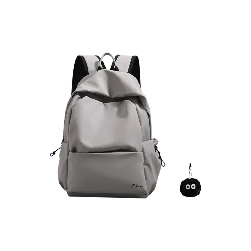 Mulinsen Nylon Backpack Regular Unisex Ecru/Black/Gray/Blue/Pink-10