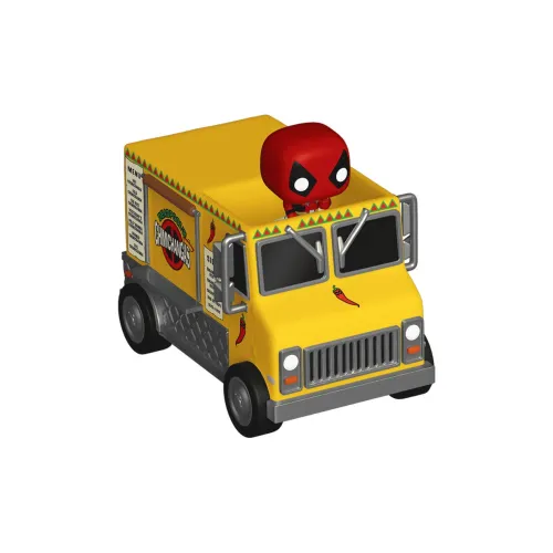 Funko Marvel Journey  Ride In Deadpool's Truck Chibi Figures