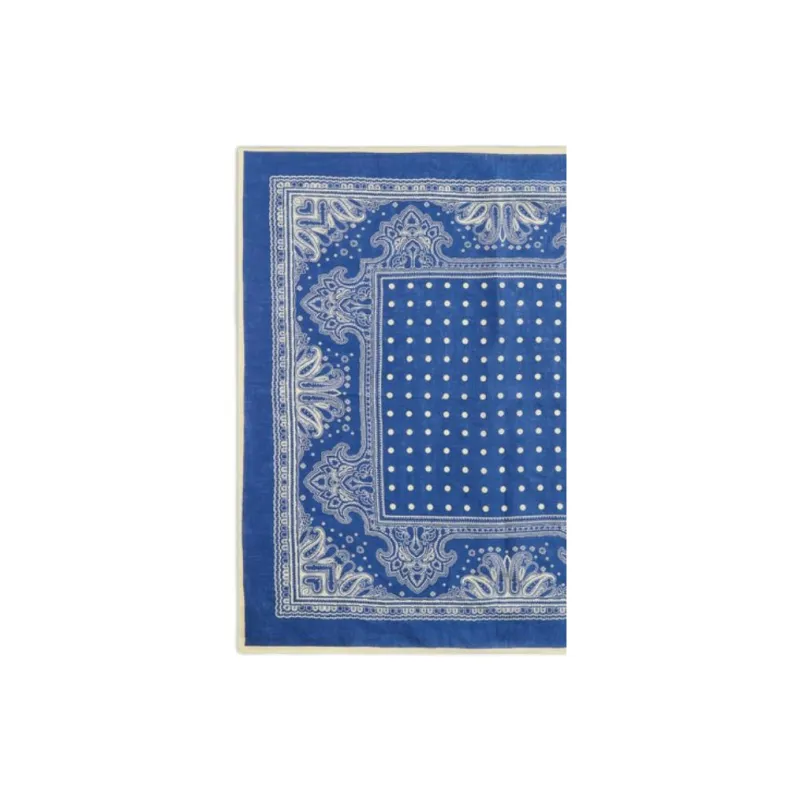Dunhill Linen Silk Scarves Men's Blue-2