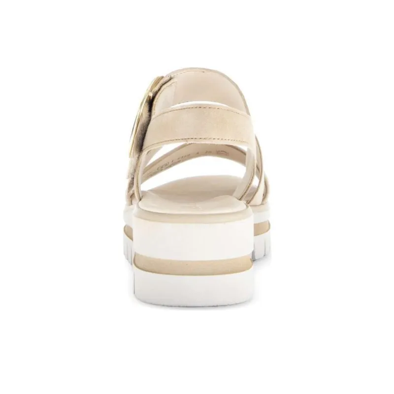 Gabor Fashion Strap Sandals 5.5cm Women's Light Umber-4
