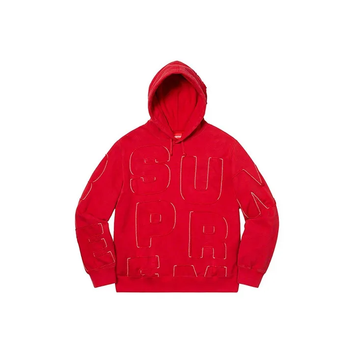 Supreme Cutout Letters Hooded Sweatshirt-3