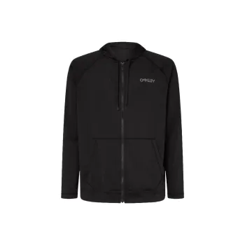 Oakley Moisture Wicking Windbreaker Jacket Men's Blackout
