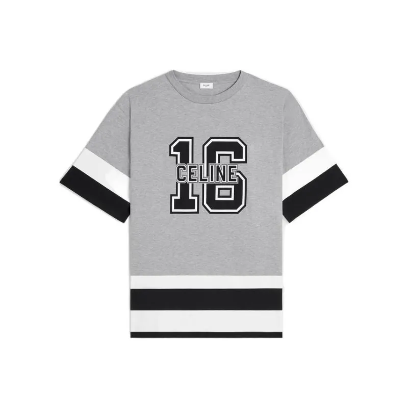 CELINE DYSFUNCTIONAL BAUHAUS Men's Collections T Shirts Men Gray-0