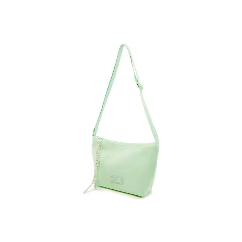 LINING Chinese Culture Series Crossbody Bags Water Wave Green-1