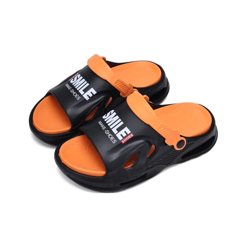 XMISTUO Teenagers Squashy And Bouncy Feeling Platform Slippers For Men's Summer Home Casual, Dual Purpose Slippers-13