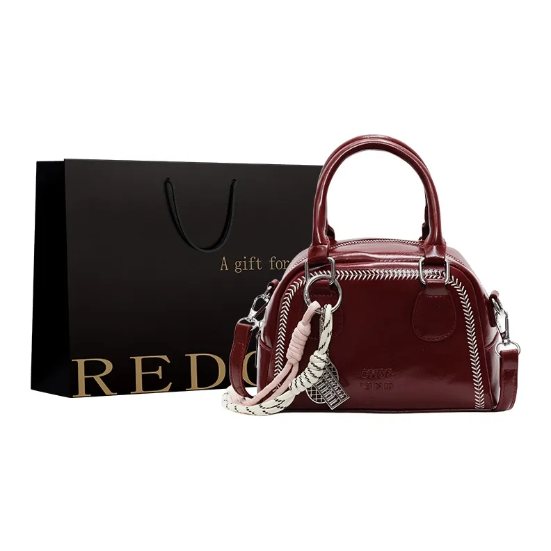 REDOO PU Bowling Bag Handbag Women's Multicolor-16