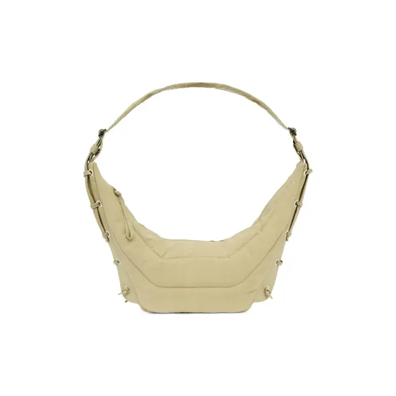 Lemaire Nylon One Shoulder Handbag Medium Size Women's Sage Green-0