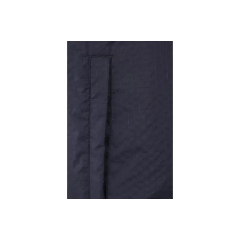 THOM BROWNE 4 Bar Striped Zipped Ripstop Hooded Gilet-2