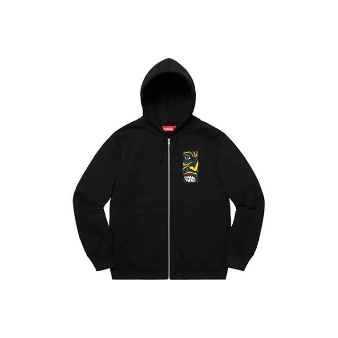 Supreme Disturbed Zip Up Hooded Sweatshirt-0