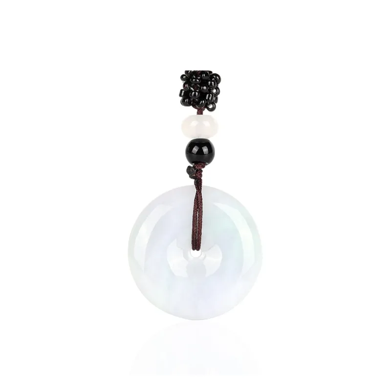 Yi Zhen Ge Ice Glutinous Jadeite Pendants Unisex-6