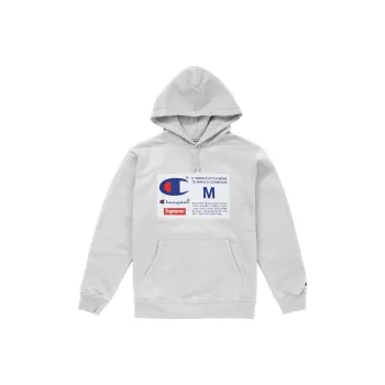 Supreme Champion Label Hooded Sweatshirt