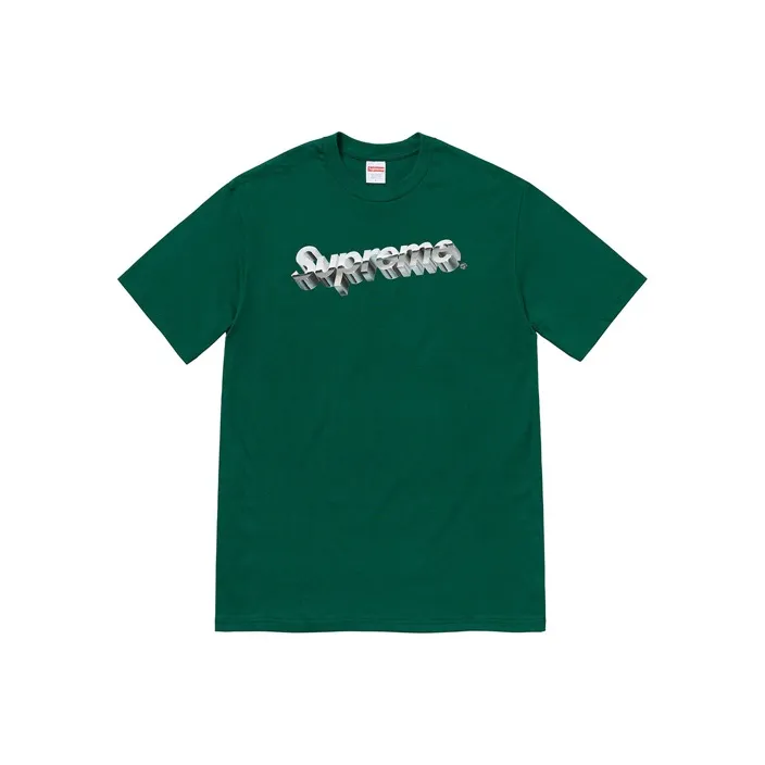 Supreme Chrome Logo Tee-4