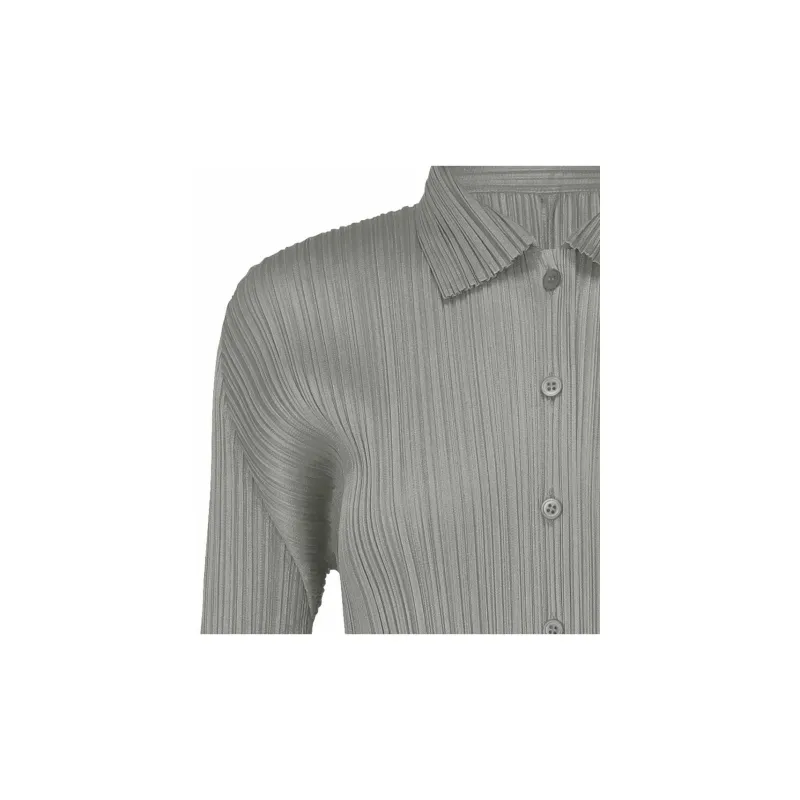 PLEATS PLEASE ISSEY MIYAKE Shirt Women's Gray-4