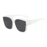 White Frame with Gray Lens