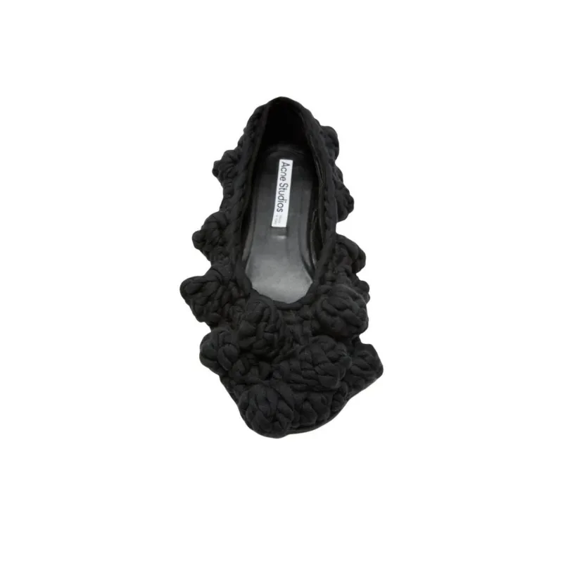 Acne Studios Runway Show Series Casual Single Shoes Women's Black-2