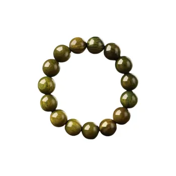 Bright Respect Green Sandalwood Wooden Bracelets Unisex