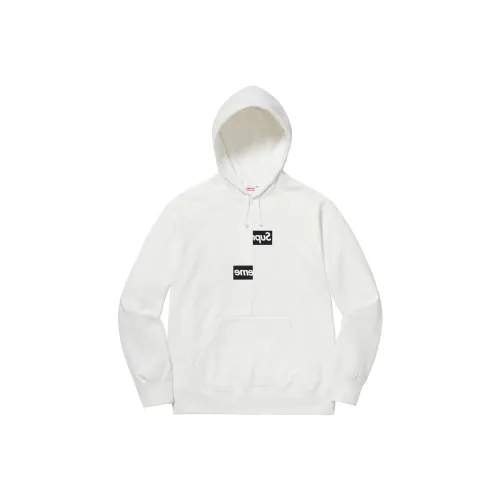 Supreme Comme Des Garcons Shirt Split Box Logo Hooded Sweatshirt