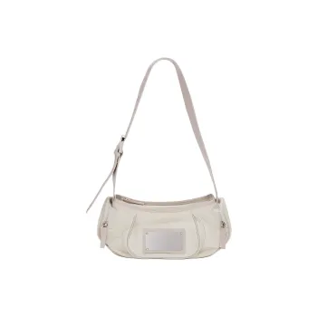 MATIN KIM Nylon Handbag, Shoulder Bag Regular Unisex Light Beige
