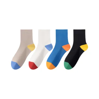 Cotton Gene Basketball Socks Men's 4 Pack
