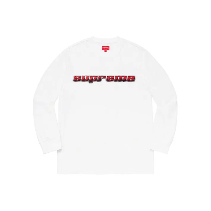 Supreme Chrome Logo L/S Top-0