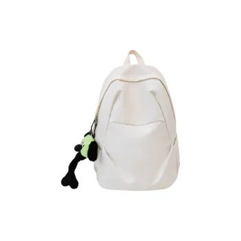 URBAN FOREST Nylon Backpack Unisex White/Gray/Black/Khaki/Green