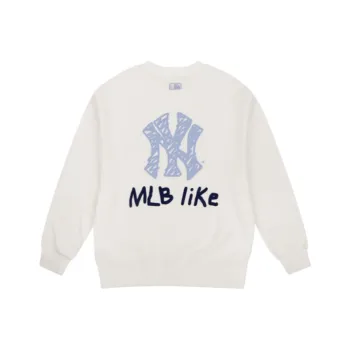 MLB Sweatshirt Unisex Ivory White