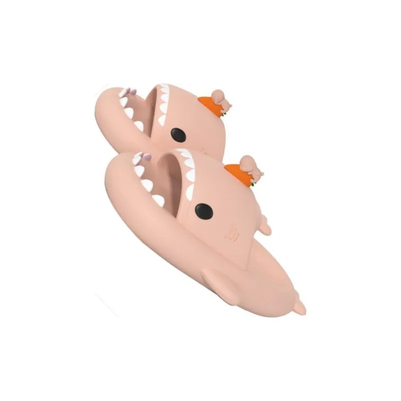 Yamada Hyakuju Slippers White, Pink-8