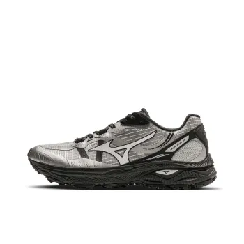 Mizuno Racer ADV Slip Resistant Low Top Running Shoes Unisex Silver