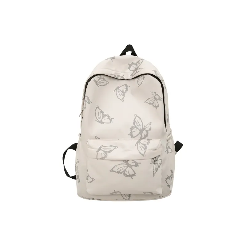 Parker Bear Nylon Backpack Regular Unisex Black/White/Green/Gray-4