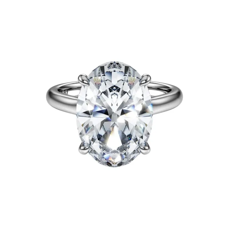 Swarovski 18K Gold Rings Women's Silver-1