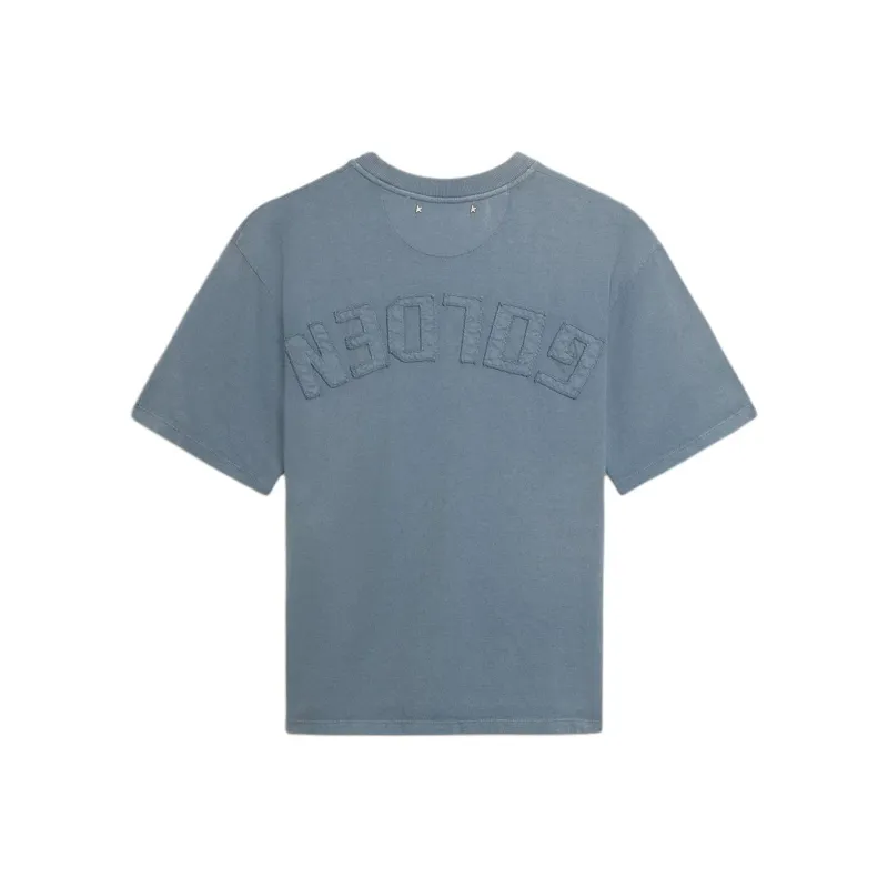 Golden Goose Regular T Shirt Women's Blue-1