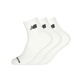 New Balance Ankle Socks Unisex 3 Pack White
