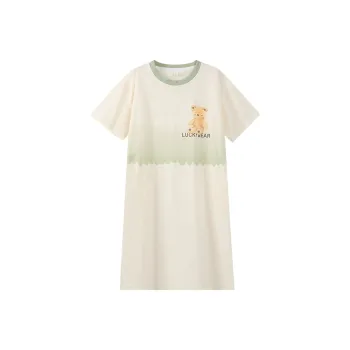 Huggy Kissy Nightgown Women's Apricot