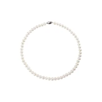 CHOW KING SANG Freshwater Shell Pearl Necklaces Unisex
