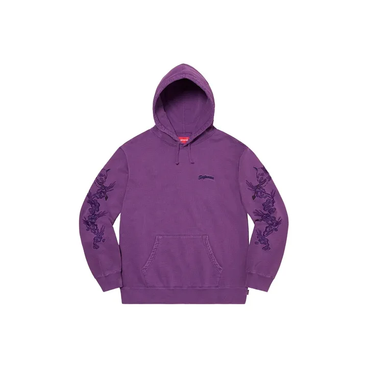 Supreme Dragon Overdyed Hooded Sweatshirt-6