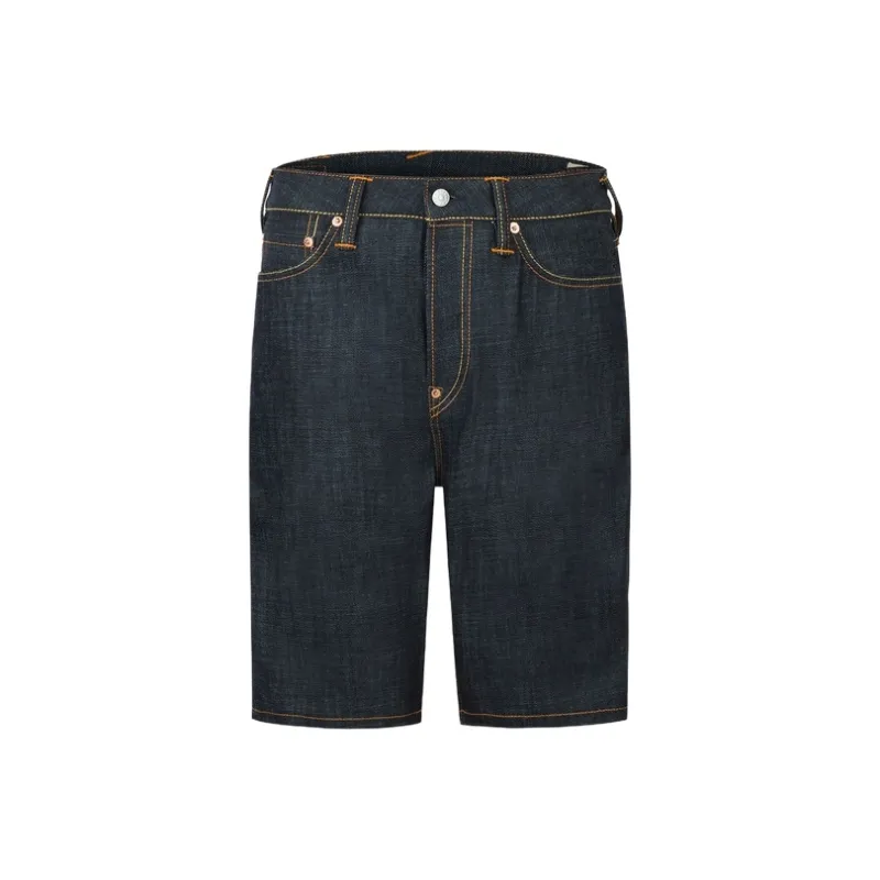 EVISU SS25 Denim Shorts Men's Denim Blue-1