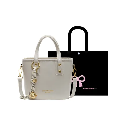 HACIN PU Tote One Shoulder Handbag Women's Black/Green/Beige/Pink
